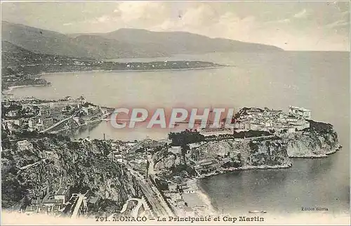 Cartes postales Monaco La Principaute et Cap Martin