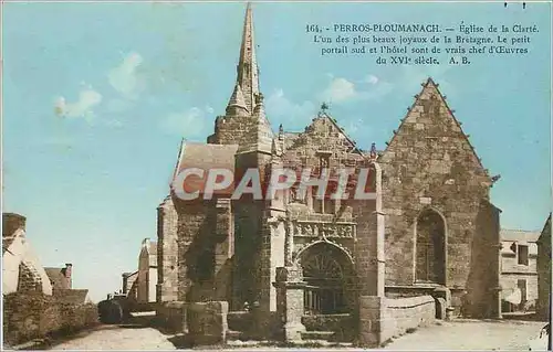 Cartes postales Perros Ploumanach Eglise de la Clarte