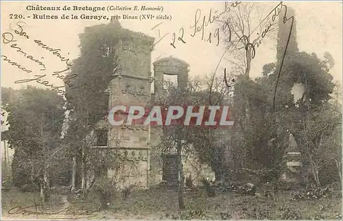 Cartes postales Chateaux de Bretagne Ruines de la Garaye pres Dinan