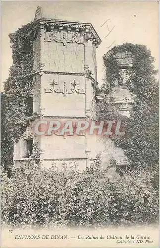 Ansichtskarte AK Environs de Dinan Les Ruines du Chateau de la Garaye