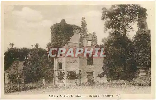 Ansichtskarte AK Environs de Dinan Ruines de la Garaye