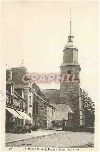 Cartes postales Lamballe L'Eglise Saint Martin