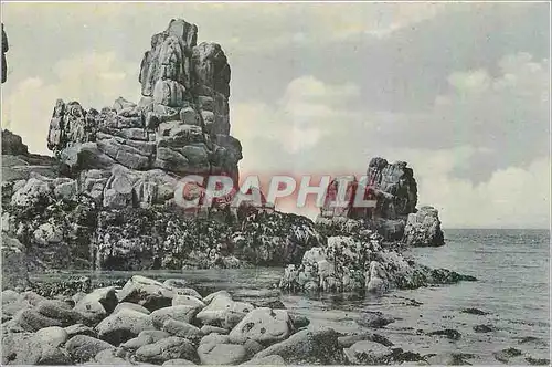 Cartes postales Etude de Rochers au Cap Frehel