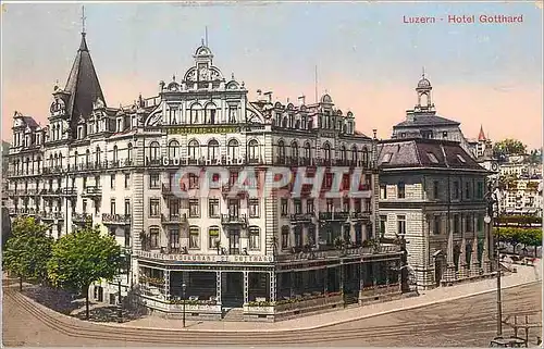 Cartes postales Luzern Hotel Gotthard