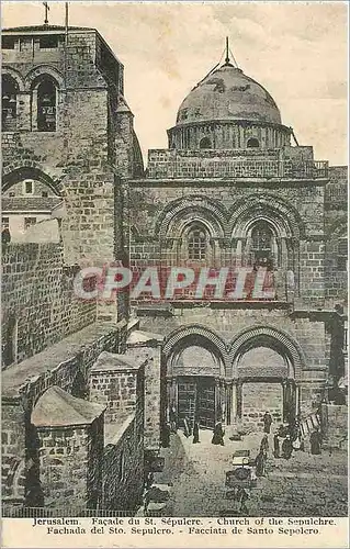 Cartes postales Jerusalem Facade du St Sepulcre