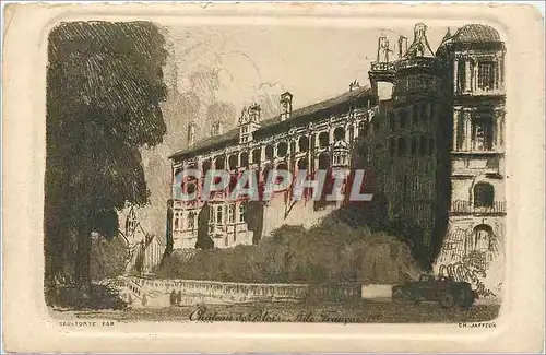 Cartes postales Chateau de Blois Aile Francois 1er