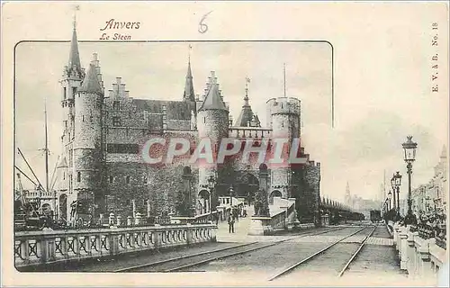 Cartes postales Anvers Le Steen