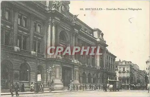 Cartes postales Bruxelles Hotel des Postes et Telegraphes