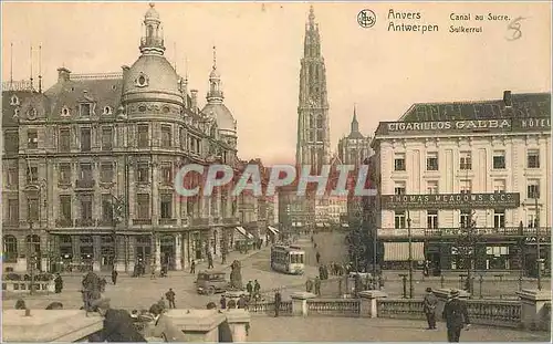 Cartes postales Anvers Canal au Sucre