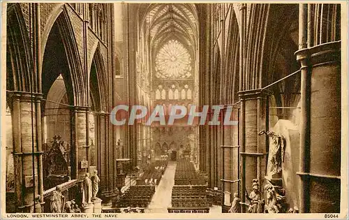 Cartes postales London Westminster Abbey The Nave