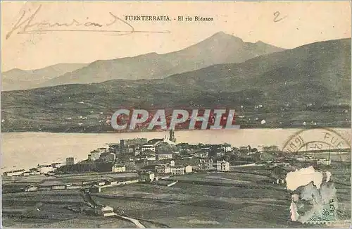 Cartes postales Fuenterrabia El rio Bidasoa