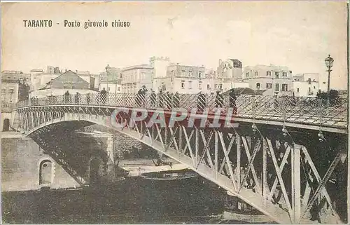 Cartes postales Taranto Ponte girevole chiuso