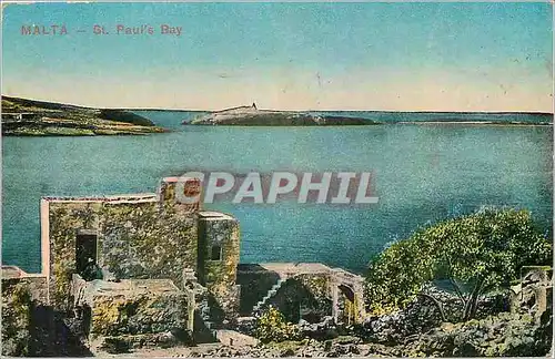 Cartes postales Malta St Pauls Bay