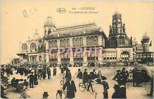 Cartes postales Ostende Vue generale du Kursaal