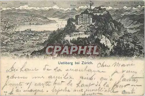 Cartes postales Uetliberg bei Zurich