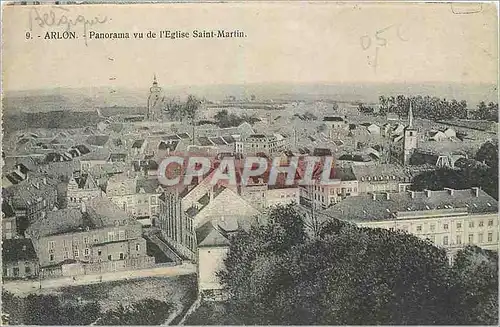 Cartes postales Arlon Panorama vu de l'Eglise Saint Martin