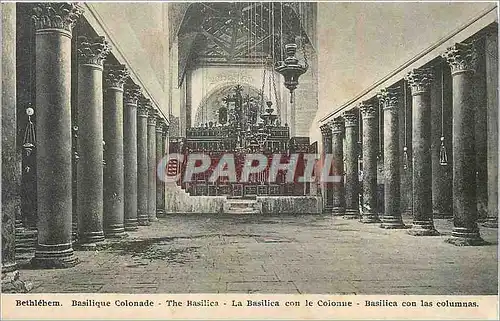 Cartes postales Bethlehem Basilique Colonade