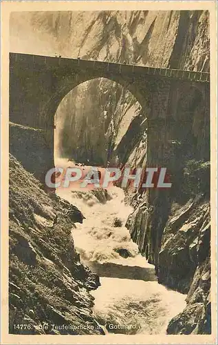 Cartes postales Die Teufelsprucke auf Gotthard