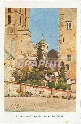 Cartes postales Avignon Rampe du Rocher des Doms