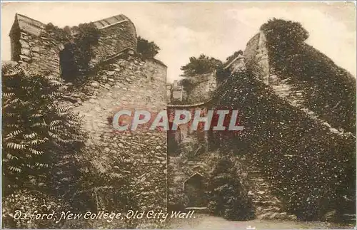 Cartes postales Oxford New College Old City Wall