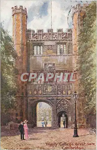 Cartes postales Trinity College Great Gate Cambridge