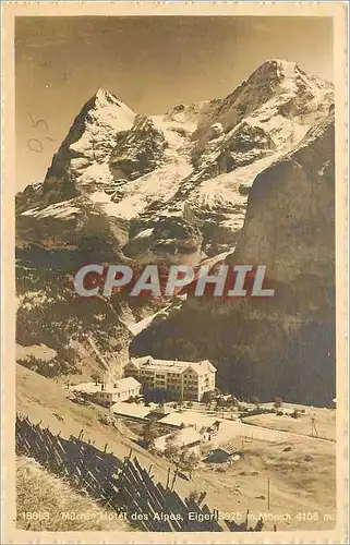 Ansichtskarte AK Murren Hotel des Alpes