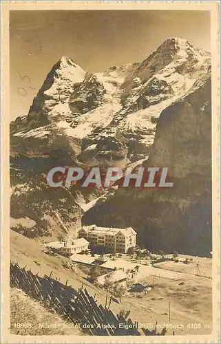 Cartes postales Murren Hotel des Alpes