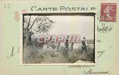 Cartes postales Les Bords de la Rance Le Pont de Lehon au dos photo Peche Pecheurs