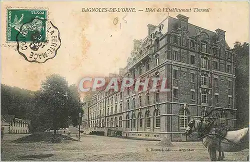 Cartes postales Bagnoles de l'Orne Hotel de l'Etablissement Thermal