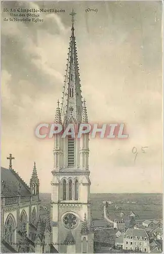 Ansichtskarte AK La Chapelle Montlignon Une des fleches de la Nouvelle Eglise