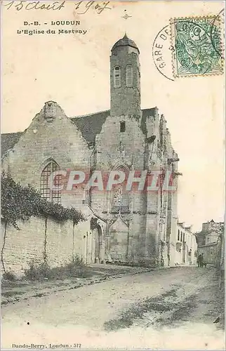 Cartes postales Loudun L'Eglise du Martray