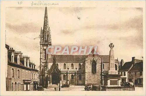 Ansichtskarte AK Landivisiau La place de l'eglise