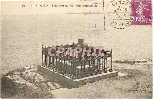 Cartes postales St Malo Tombeau de Chateaubriant