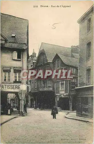 Cartes postales Dinan Rue de l'Apport Patisserie