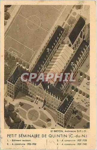 Cartes postales Petit Seminaire de Quindin C du N