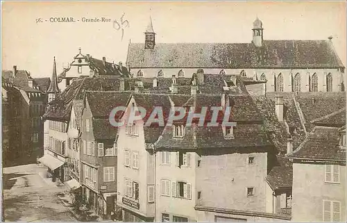 Cartes postales Colmar Grande Rue