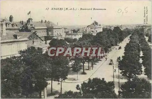 Ansichtskarte AK Angers M et L Boulevard Bessonneau