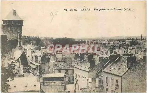 Cartes postales Laval Vue prise de la Perrine