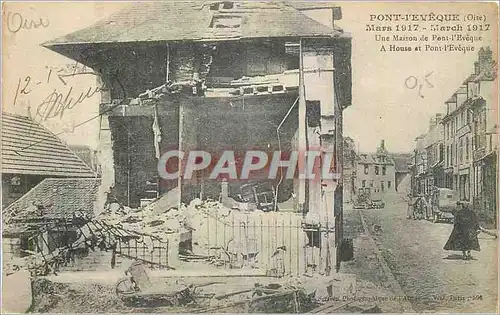 Ansichtskarte AK Pont l'Eveque Oise Une Maison de Pont l'Eveque Militaria