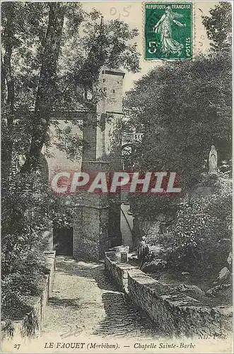 Cartes postales Le Faouet Morbihan Chapelle Sainte Barbe