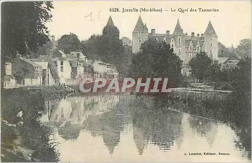 Cartes postales Josselin Morbihan Le Quai des Tanneries