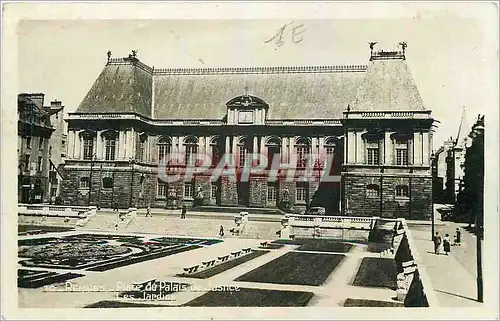 Ansichtskarte AK Rennes Place du Palais de Justice