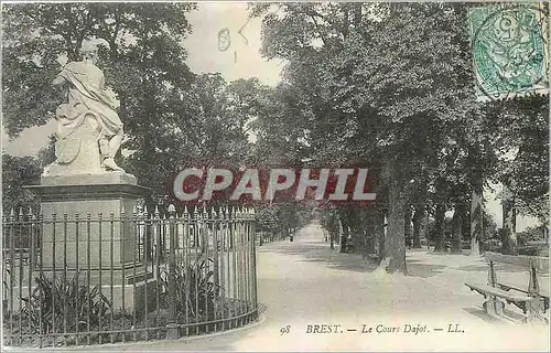 Cartes postales Brest Le Cours Dajot