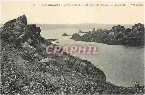 Cartes postales Ile de Brehat Cotes du Nord L'Entree du Chenot de Kerpont