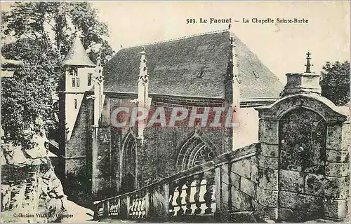 Cartes postales Le Faouet La Chapelle Sainte Barbe