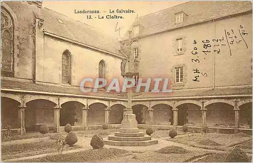 Cartes postales Landerneai Le Calvaire Le Cloitre