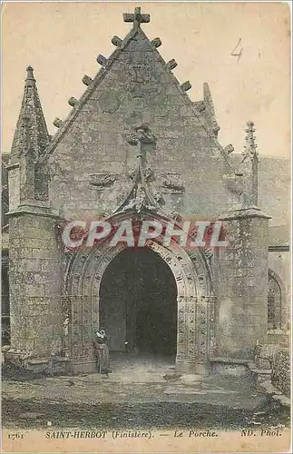 Cartes postales Saint Herbot Finistere Le Porche