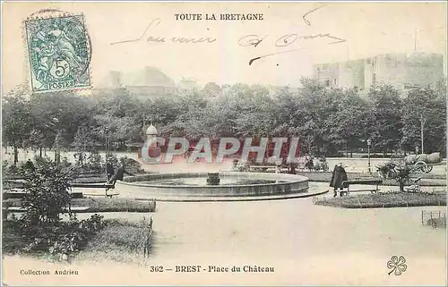 Cartes postales Brest Place du Chateau