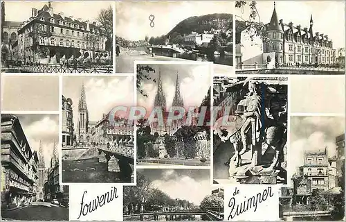 Moderne Karte Souvenir de Quimper