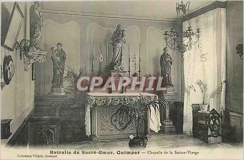 Ansichtskarte AK Retraite du Sacre Coeur Quimper Chapelle de la Sainte Vierge